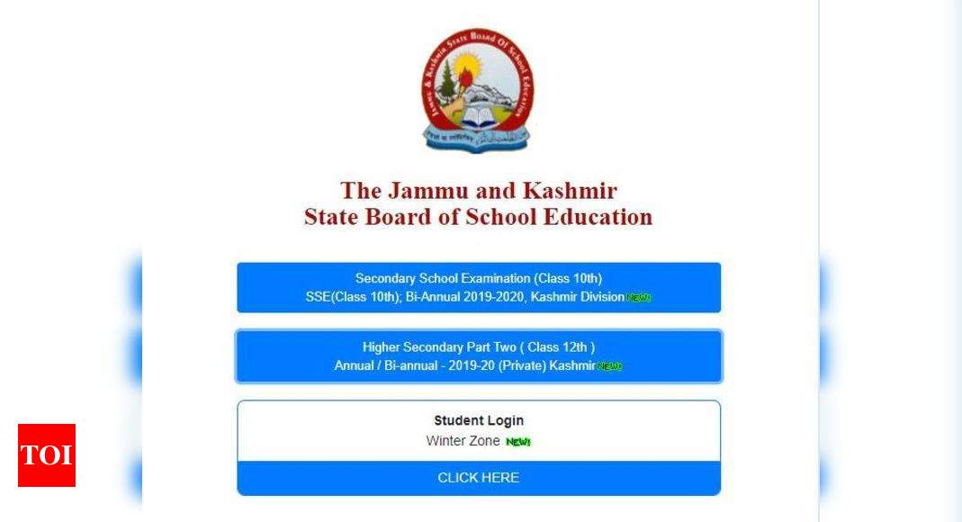 JKBOSE 10th And 12th Bi-annual Result For Kashmir Division, Check Here ...