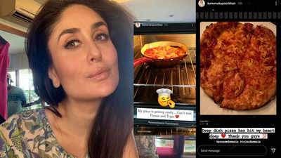 Kareena Kapoor Khan savours homemade pizza to sooth her pregnancy cravings and the pictures are totally drool-worthy