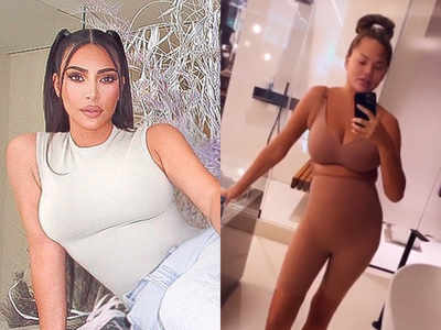 Kim Kardashian finds support in Chrissy Teigen; latter defends her maternity line