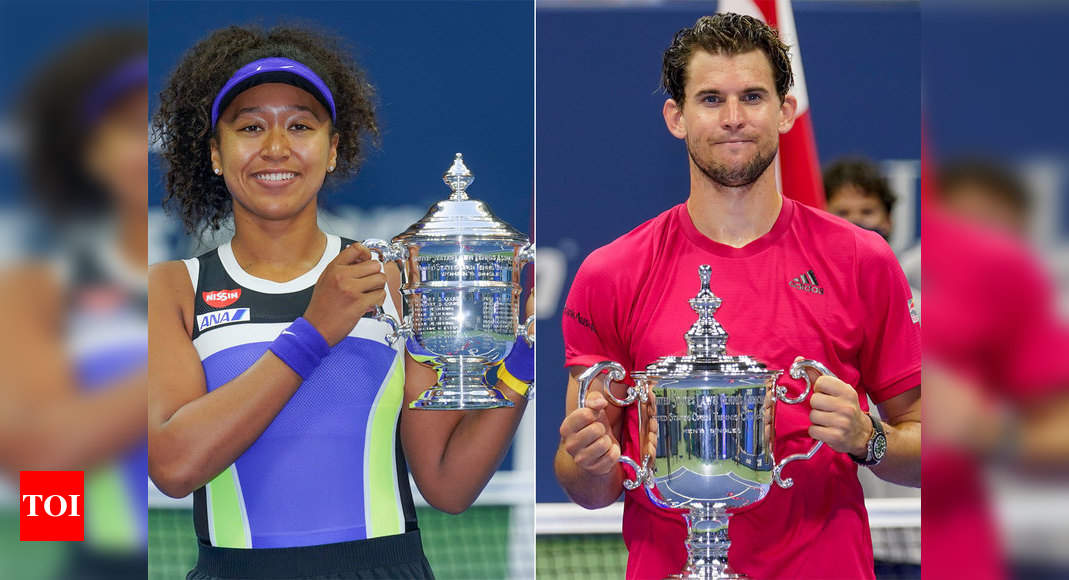 Champions Naomi Osaka Dominic Thiem Make The Most Of Us Open Adversities Tennis News Times Of India
