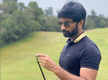 
Atharvaa enjoys a game of golf in Kodaikanal
