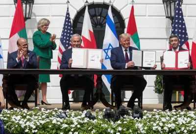 UAE and Bahrain sign US-brokered deals with Israel, breaking longtime taboo