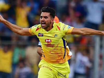 Deepak Chahar ready for first Chennai Super Kings game against Mumbai Indians | Cricket News - Times of India