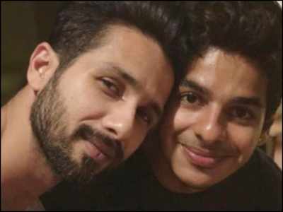 Ishaan Khatter leaves a sweet compliment on brother Shahid Kapoor's latest post; the latter asks 'did you just spit on me'
