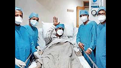 59-year-old liver recipient from Tripura goes home after a month