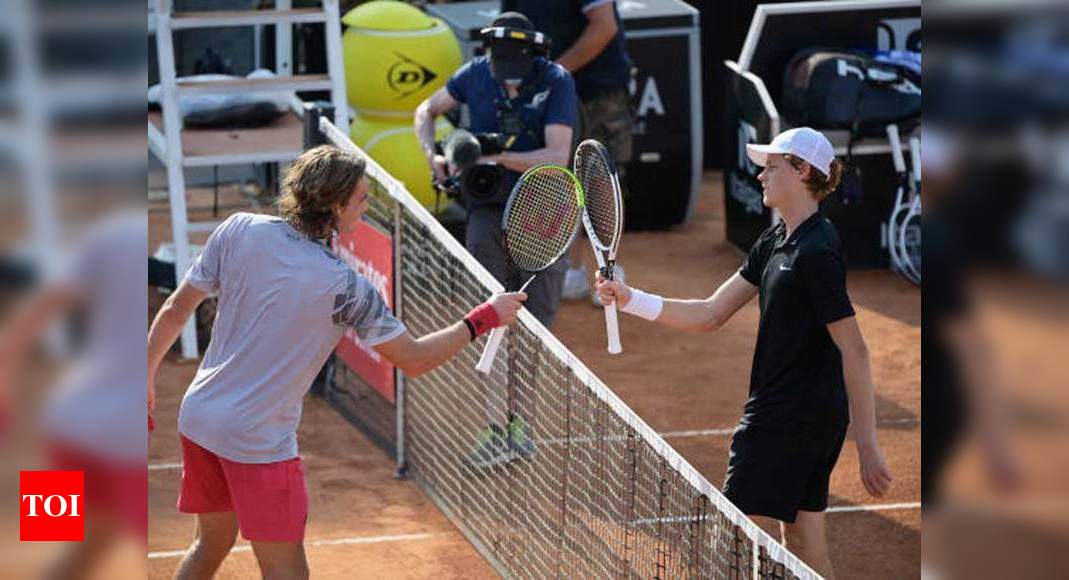 Teenager Sinner shocks Tsitsipas in Rome opener | Tennis News - Times