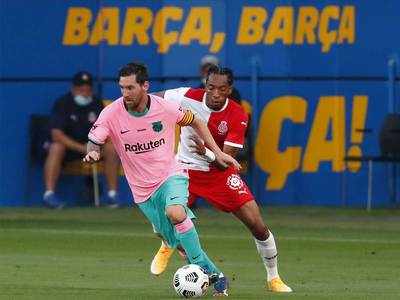 Lionel Messi scores twice as Barcelona win friendly