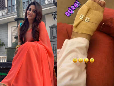 Kahaan Hum Kahaan Tum fame Dipika Kakar sprains her foot; shares bandaged picture