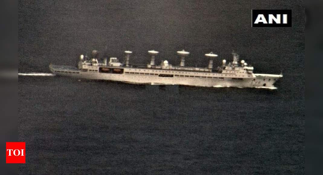 Navy tracks Chinese research ship in Indian Ocean