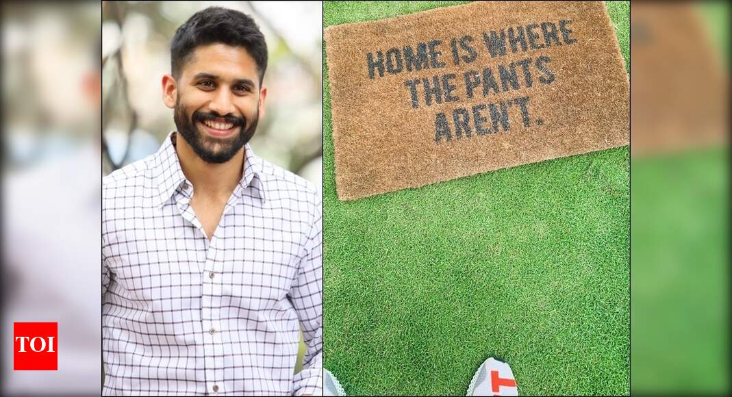 Pic Talk Naga Chaitanya’s doormat has an interesting caption and it’ll