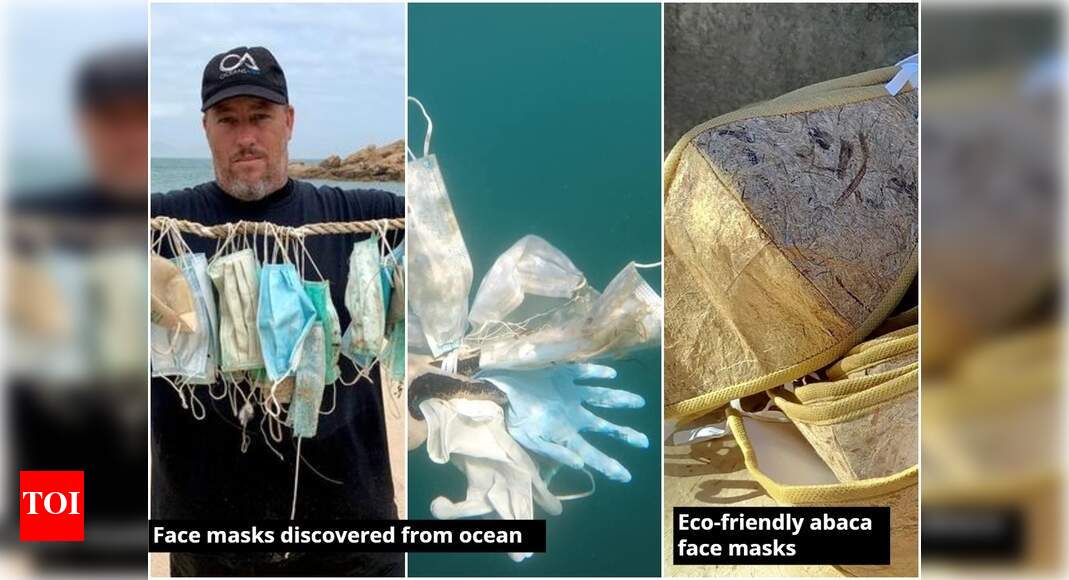 Can eco-friendly masks help stop marine pollution? - Times of India