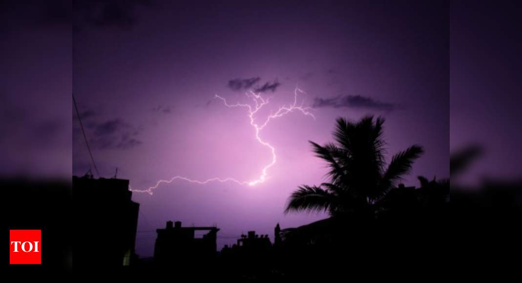 'Thunderstorm in parts of India in next 12 hrs'