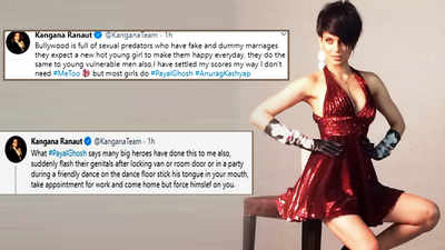Kangana Ranaut calls Bollywood a place full of sexual predators, alleges, 'What Payal Ghosh says many big heroes have done this to me also'