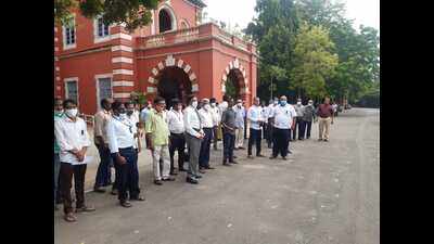 Anna University faculty members protest move to change varsity's name | Chennai News - Times of India