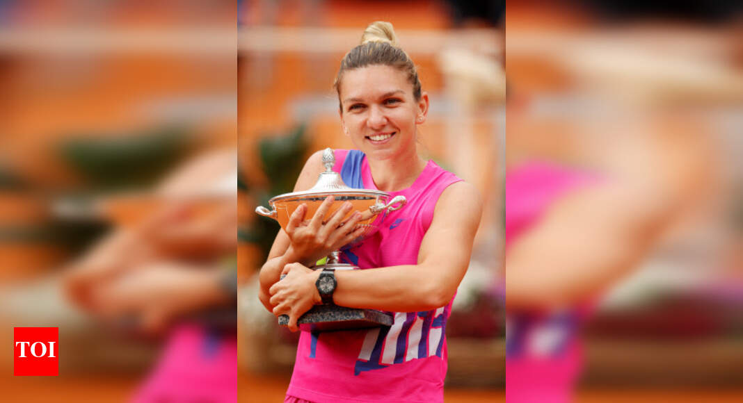 'Finally it's mine:' Halep warms up for Roland Garros with first Rome ...
