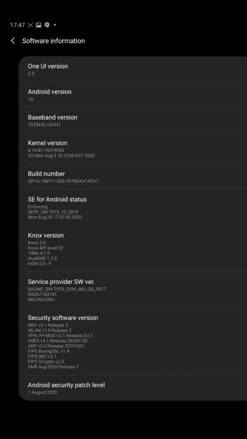 On the Android 10 text, tap repeatedly until you see a big Android 10 ...