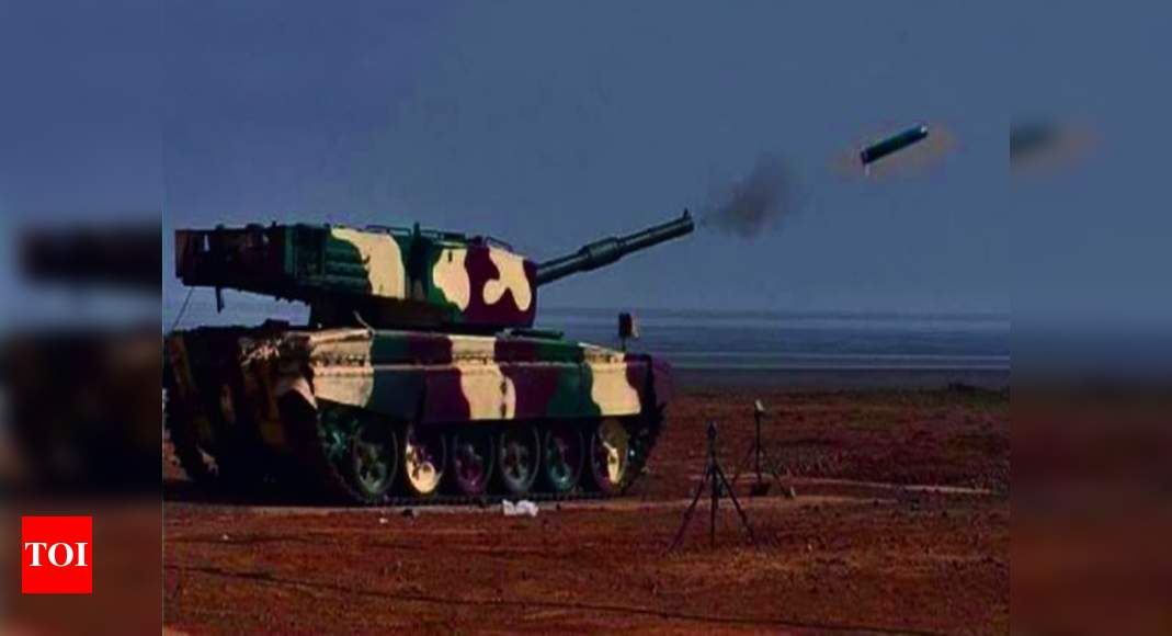 DRDO successfully test fires AGTM from Arjun tank