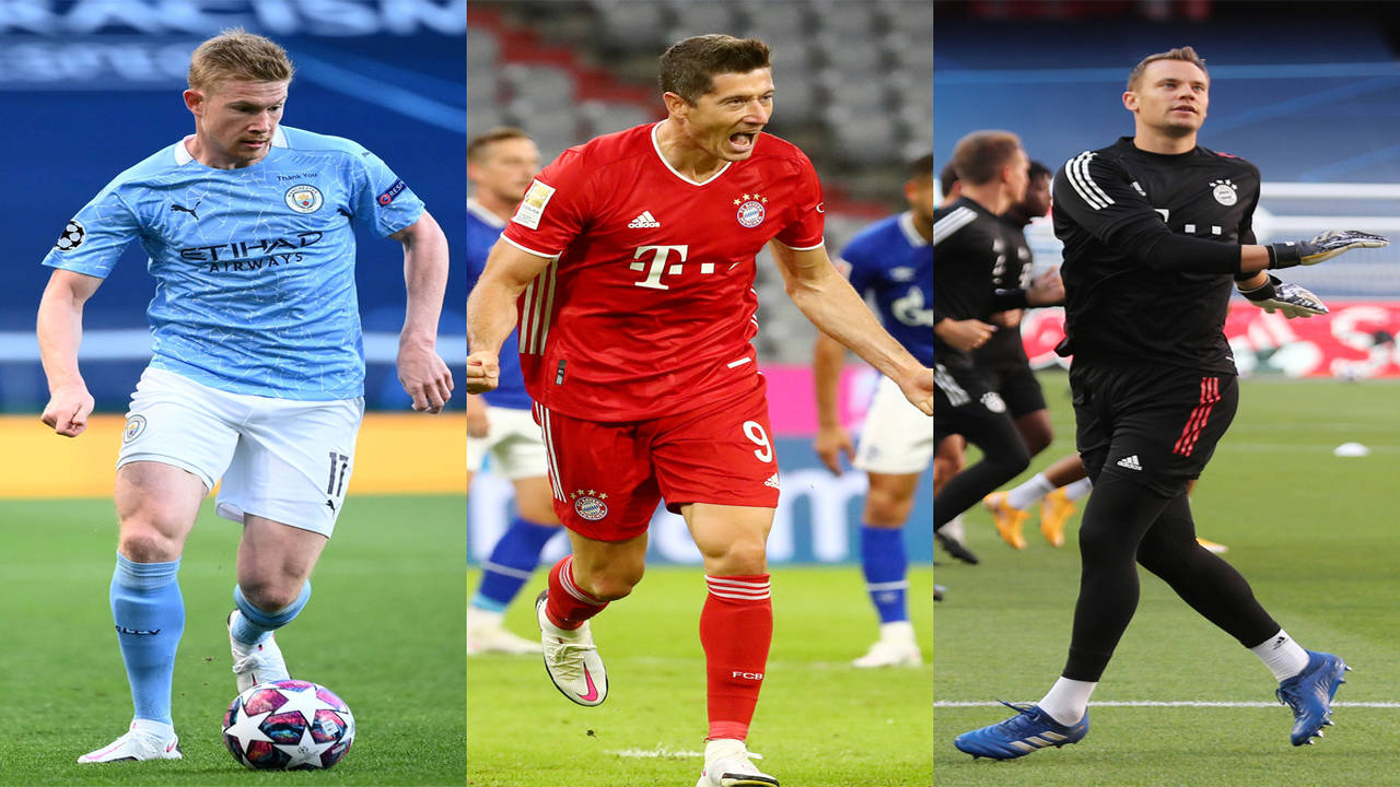 De Bruyne, Lewandowski, Neuer on UEFA player of the year shortlist