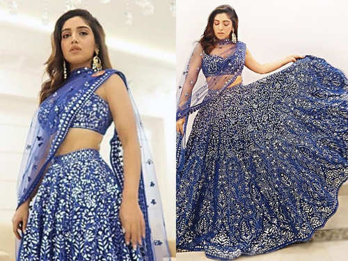 Gorgeous Mirror-work Lehengas Worn By Bollywood Stars The