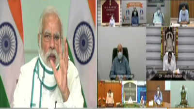 Covid-19: PM Modi chairs high-level meet with CMs of 7 worst-affected states