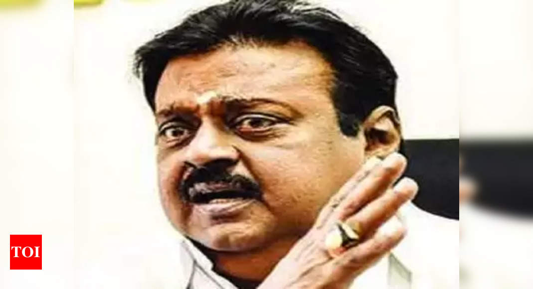 Vijayakant tests Covid +ve, admitted to hospital