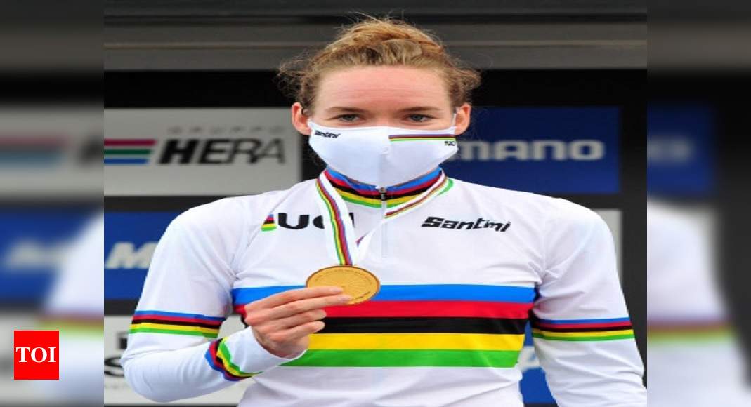 Van Der Breggen Wins World Time Trial Gold As Dygert Crashes More Sports News Times Of India 0849