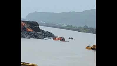 River fury strikes back at Navi Mumbai airport site where diversion work is on