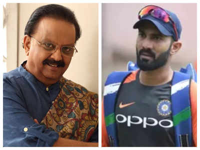 Dinesh Karthik fondly remembers SPB singing a few lines for him