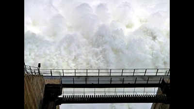 Telangana: 10 crest gates of Nagarjuna Sagar dam opened after rise in water level