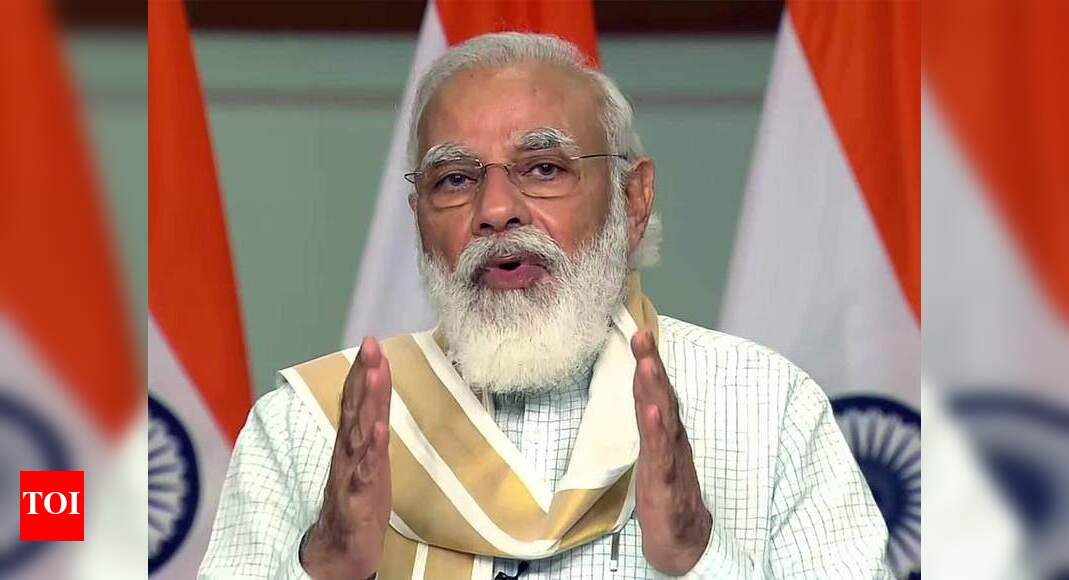 Pm modi urges storytellers to include inspirational stories from 1857-1947 period | india news - times of india