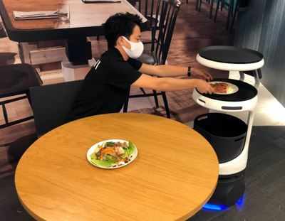 SoftBank brings food service robot to labour-strapped Japan