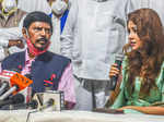 Ramdas Athawale and Payal Ghosh pictures