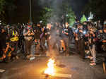 Police clash with anti-racism protesters in Portland