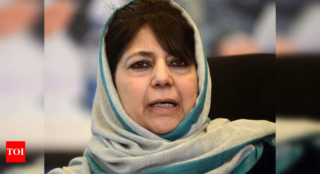 How long will Mehbooba be detained: SC to J&K | India News - Times of India