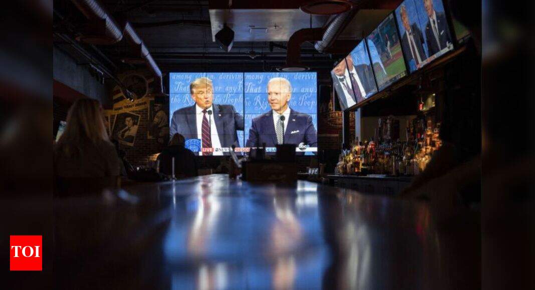 US Presidential Debate: Trump and Biden go on the attack in fiery ...