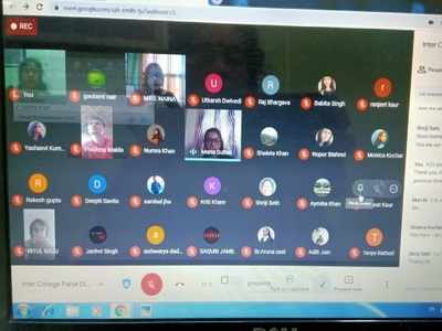 BSSS college organises an online inter college panel discussion