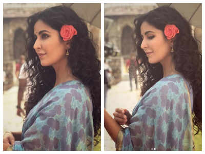 THESE throwback pictures of Katrina Kaif flaunting her curls on the sets of ‘Bharat’ are a sight for the sore eyes