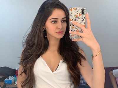 Ananya Panday shares UNSEEN pictures of her first look test for 'Khaali Peeli' | Hindi Movie News - Times of India