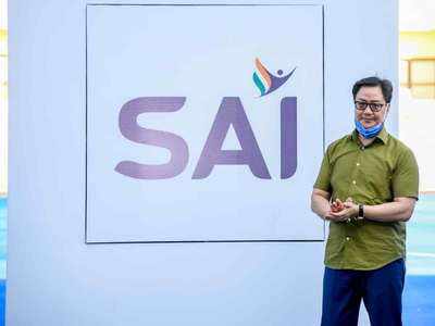 Sports Minister Kiren Rijiju unveils new logo of SAI