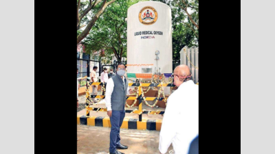 Dharwad district hospital gets a 6,000 litre centralised oxygen plant