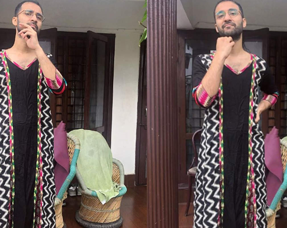 
Pictures of Raghav Juyal wearing his mother's suit break the internet
