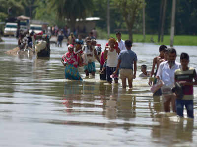 Assam flood situation improves; widespread rains in Odisha