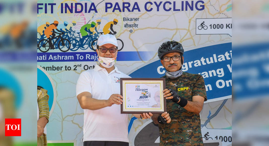 Over 10 crore people have participated in ‘Fit India’ campaign: Rijiju | More sports News – Times of India