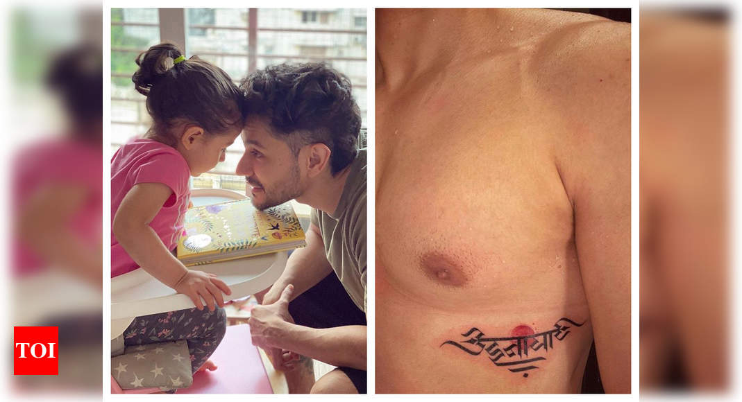 Kunal Kemmu Inks Daughter Inaaya S Name On His Body My Little Girl Is And Will Always Be A Part Of Me Hindi Movie News Times Of India