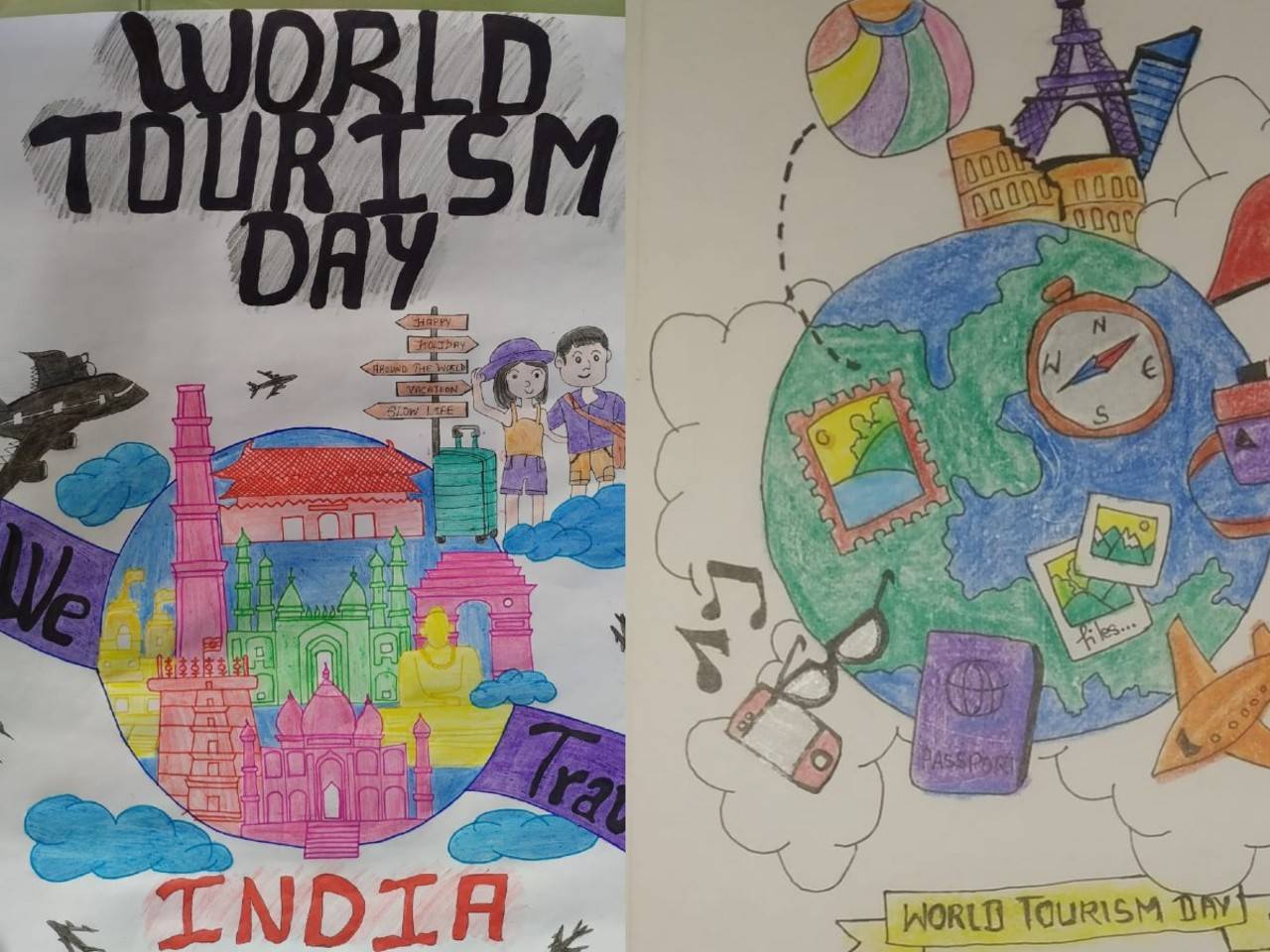 Share more than 158 world tourism day drawing latest - seven.edu.vn