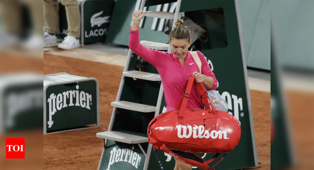 Halep praises 'unbelievable' teen Swiatek after exiting ...