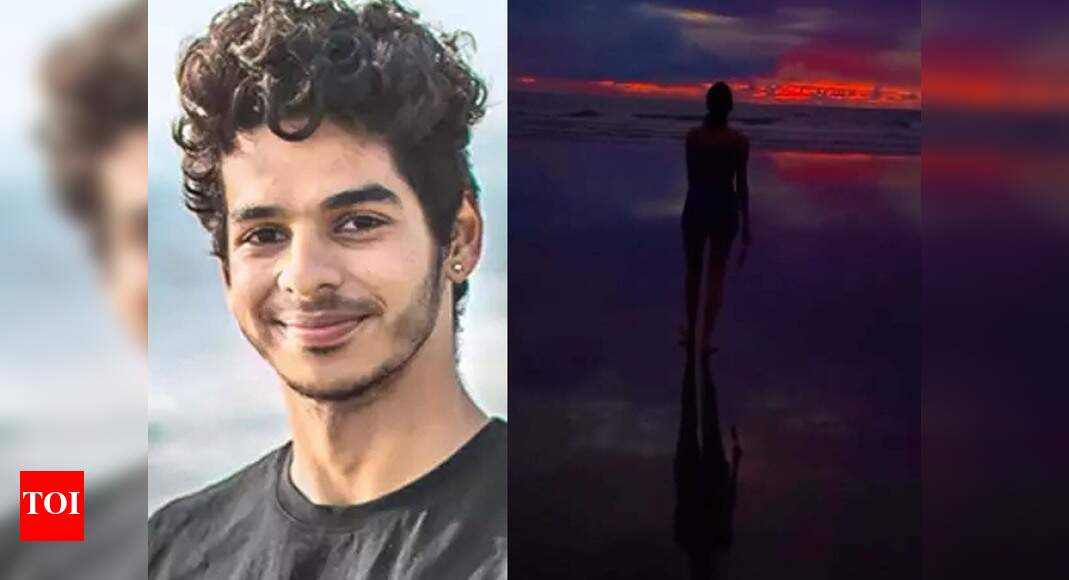 Ishaan Khatter shares stunning video of Ananya Panday enjoying the sunset at the beach; captions, 'APocal - Times of India