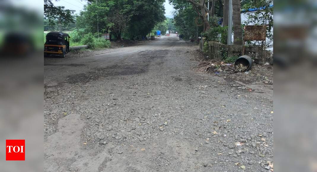 Severe MIDC Road Condition - Times of India