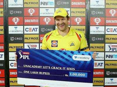 Man of the match online today ipl 2020