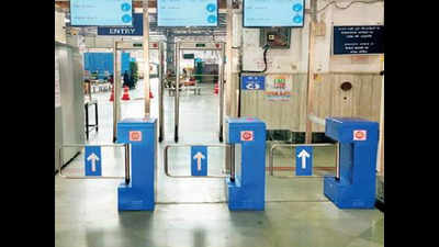 Central Railway installs five QR code-based gates at CSMT